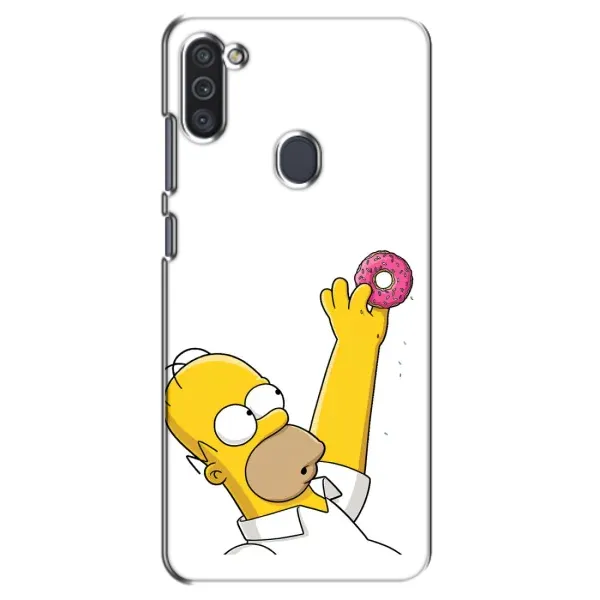 Чехол с принтом «Гомер с пончиком» для Samsung Galaxy M11 Чехол с принтом «Гомер с пончиком» для Samsung Galaxy M11