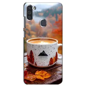 Чохол з принтом «Кава на природі» для Samsung Galaxy M11