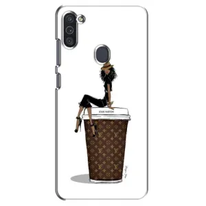 Чохли Луі Вітон для Samsung Galaxy M11 (AlphaPrint - LOUIS VUITTON) (кава LOUIS VUITTON)