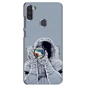 Чохол NASA для Samsung Galaxy M11 (AlphaPrint) (Космонавт фото)