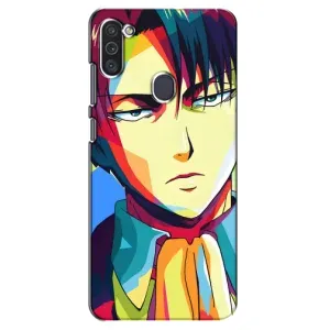 Чохли Персонажі Аніме Наруто для Samsung Galaxy M11 (AlphaPrint) (Леві Аккерман)