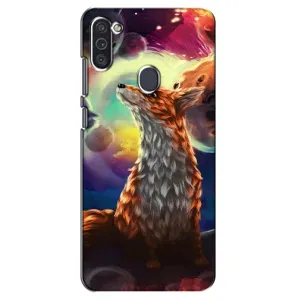 Чохли з картинкою Лисичка для Samsung Galaxy M11 (VPrint) (Лисичка в космосі)