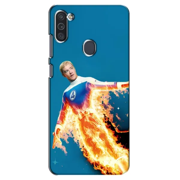 Чохол з принтом «Людина-факел у вогні» для Samsung Galaxy M11