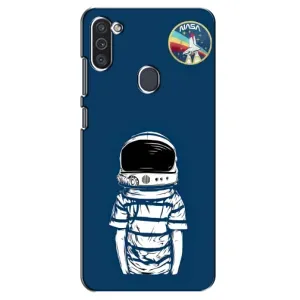 Чохол NASA для Samsung Galaxy M11 (AlphaPrint) (Хлопчик в шоломі)