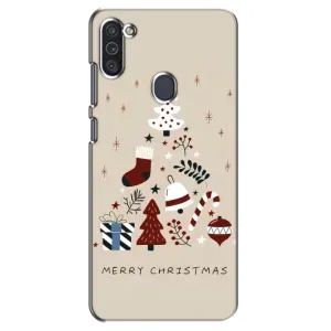 Різдвяні, Святкові Чохли для Самсунг Галаксі М11 (Merry Christmas)