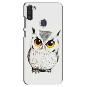 Чохол з пташками на Samsung Galaxy M11 (VPrint) (Мила Сова)