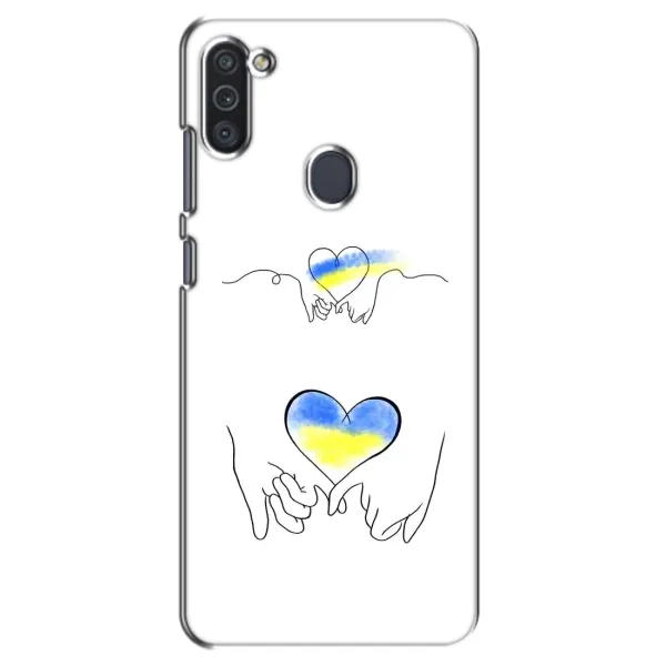 Чохол з принтом «Мир Україні» для Samsung Galaxy M11
