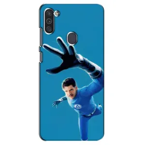 Чохол з принтом Фантастична четвірка для Samsung Galaxy M11 (Містер Фантастік супергерой)