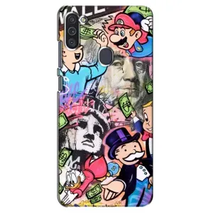 Чохли з крутими принтами для Samsung Galaxy M11 - (PREMIUMPrint) (Monopoly man)