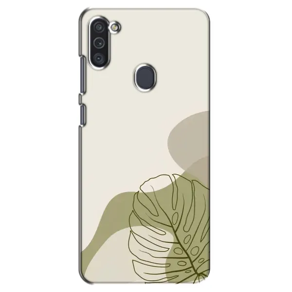 Чехол с принтом «Зеленая монстера дизайн» для Samsung Galaxy M11