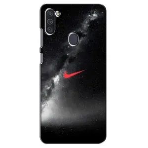Чохол для Samsung Galaxy M11 - з принтом Найк (AlphaPrint) (Найк червоний)