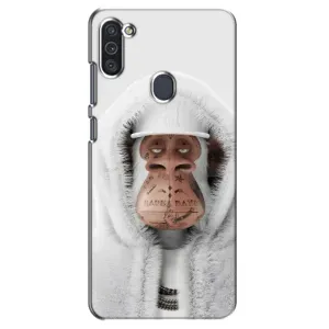 Чехлы с Обезьянами NFT для Samsung Galaxy M11 (AlphaPrint) (обезьяна NFT в тату)