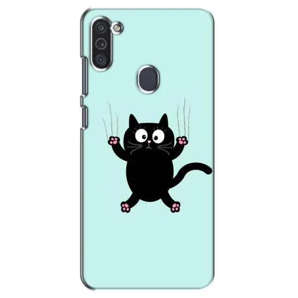 Чохол з принтом «Падаючий кіт» для Samsung Galaxy M11