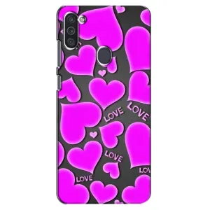 Чехлы для любимой на Самсунг Галаксі М11 (VPrint) (Pink hearts)