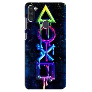 Чохли з тематикою Кіберспорт для Samsung Galaxy M11 (VPrint) (Pleystation лого)