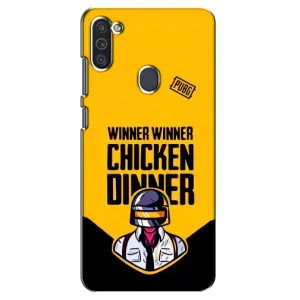 Чехол PUBG для Самсунг М11 (AlphaPrint) (Pubg шлем)
