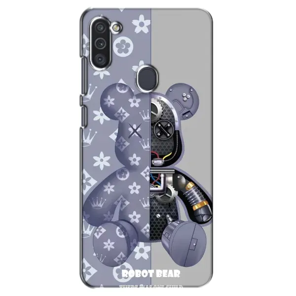 Чохол з принтом «Робот Медведик» для Samsung Galaxy M11