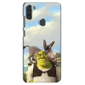 Чохол з мультфільмом Шрек на Samsung Galaxy M11 (Шрек та Осел)