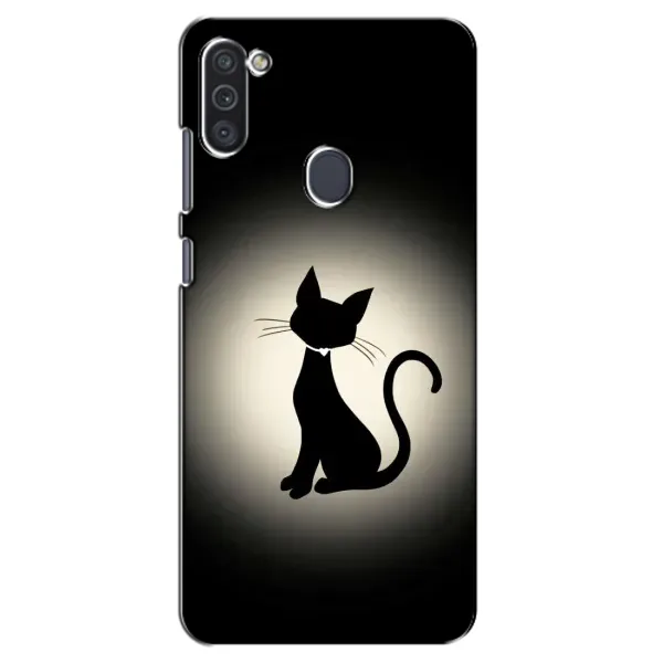 Чохол з принтом «Силует котика» для Samsung Galaxy M11