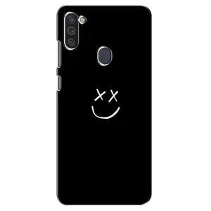 Чохол для Самсунг Галаксі М11 - (AlphaPrint) з принтом (ТОП продажів) (Смайл)