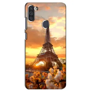 Чохол Ейфелева Вежа Samsung Galaxy M11 - (AlphaPrint) (Сонячня вежа)