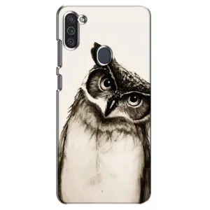 Чохол з пташками на Samsung Galaxy M11 (VPrint) (Сова)