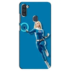 Чохол з принтом Фантастична четвірка для Samsung Galaxy M11 (Сью Сторм політ)