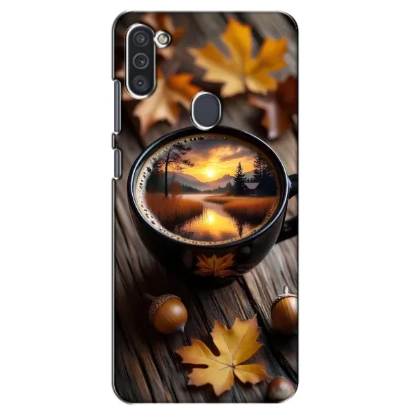Чохол з принтом «Темна кава» для Samsung Galaxy M11 Чохол з принтом «Темна кава» для Samsung Galaxy M11