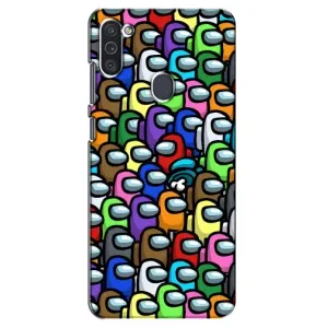 Чехол Амонг Ас для Samsung Galaxy M11 (AlphaPrint) (Убит)