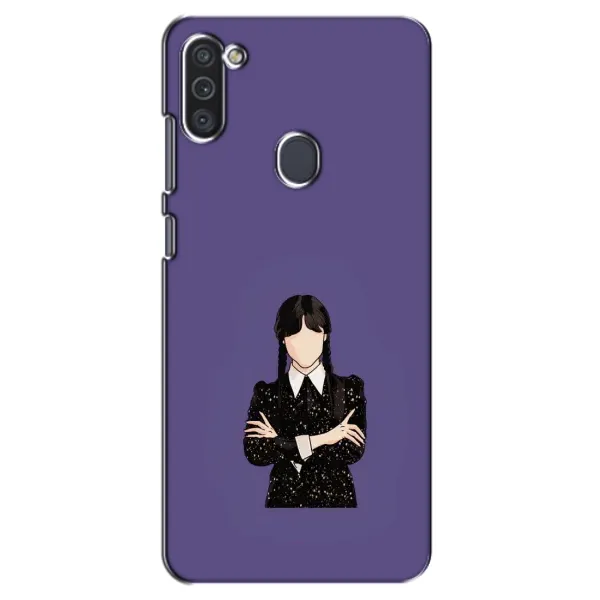 Чохол з принтом «Венздей у чорному» для Samsung Galaxy M11