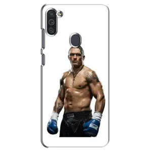 Чохол з картинкою Олександр Усик для Samsung Galaxy M11 (Усик на білому)
