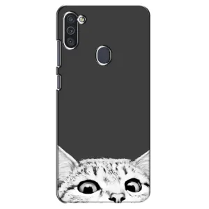 Чохол на Самсунг Галаксі М11 з Котиками (VPrint) (Виглядає котик)