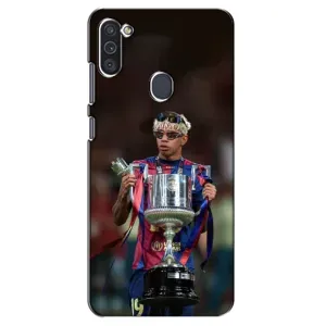 Чохол з футболістом Ламін Ямаль Samsung Galaxy M11 (Ямаль з кубком)