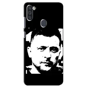 Чохол для Samsung Galaxy M11 (AlphaPrint - с принтом Зеленського) (Зеленский АРТ)