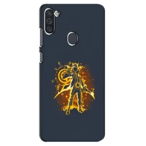 Naruto Anime Чохли для Самсунг Галаксі М11 (AlphaPrint) (золотий Наруто)