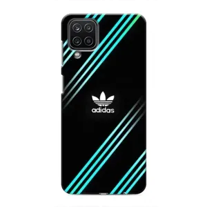 Чохли Адидас для Samsung Galaxy M12 (AlphaPrint) (Адідас з полосами)