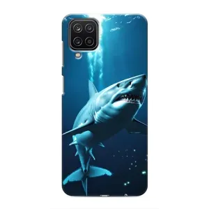 Чохол з картинкою 'Хижаки' для Samsung Galaxy M12 (Акула під водою)