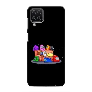 Чехол Амонг Ас для Samsung Galaxy M12 (AlphaPrint) (Амонг-ас)
