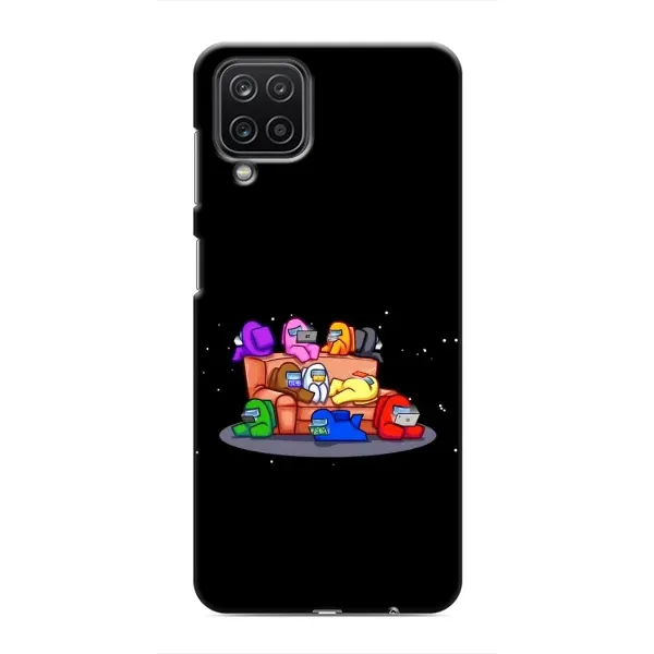 Чохол з принтом «Амонг-ас» для Samsung Galaxy M12