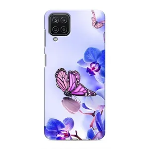 Чехлы с Цветами для Samsung Galaxy M12 (VPrint) (Бабочка на цветочке)