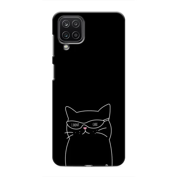 Чехол с принтом «Равнодушный кот» для Samsung Galaxy M12