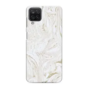 Мраморний чехол на Samsung Galaxy M12 (VPrint) (Білий мрамор)