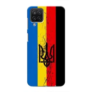 Украинские Чехлы для Samsung Galaxy M12 с картинкой УПА (AlphaPrint) (Прапор УПА)