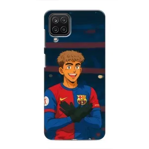 Чехол с футболистом Ламин Ямаль Samsung Galaxy M12 (Футболист Ямаль)