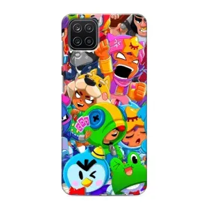 Чохол з принтом «Герої Бравл Старс» для Samsung Galaxy M12