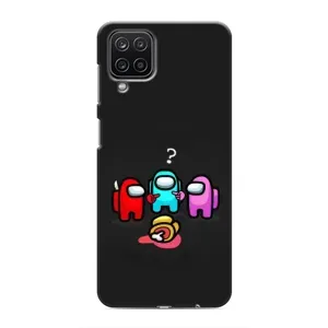 Чехол Амонг Ас для Samsung Galaxy M12 (AlphaPrint) (Импостер)