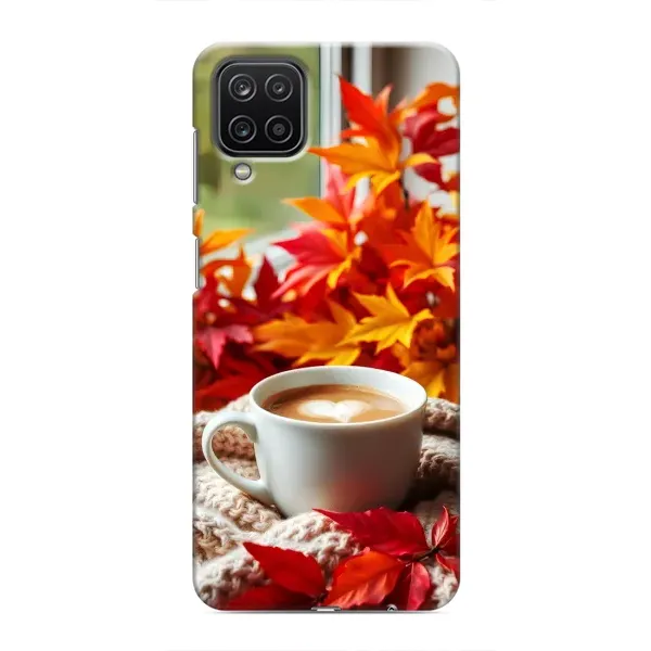Чохол з принтом «Кава та листя» для Samsung Galaxy M12 Чохол з принтом «Кава та листя» для Samsung Galaxy M12