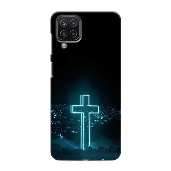 Чехол с принтом «Крест и город» для Samsung Galaxy M12 Чехол с принтом «Крест и город» для Samsung Galaxy M12