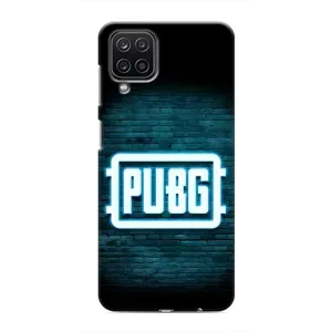 Чехол PUBG для Самсунг М12 (AlphaPrint) (Лого PUBG)