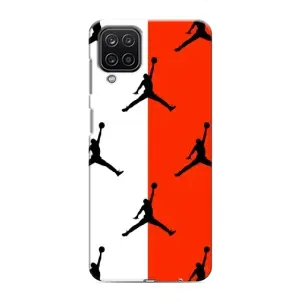 Чохли для Samsung Galaxy M12 - з картинкою JORDAN (AlphaPrint) (Лого Джордан)